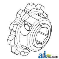 H118583-S - Sprocket, Split Feederhouse 	