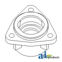 H147593 - Housing-Bearing, Shaft Feeder House, Upper 	