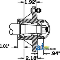 HS30006S6 - Hub & Spindle Assy.	