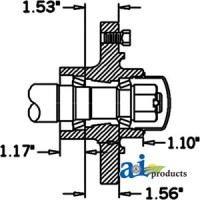 HS356066 - Hub & Spindle Assy.	