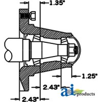 HS579088 - Hub & Spindle Assy.