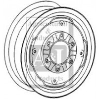 JD1091 - Rim, Front Wheel 6lb X 15