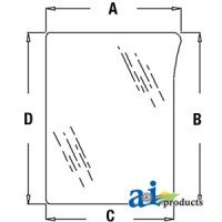 L78534 - Glass, Front, Lower (RH)	