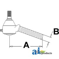 NAA33271A - Drag Link End, Rear	