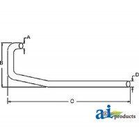 NAA5255D - Horizontal Outlet Pipe	