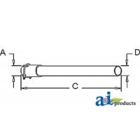 NAA5255E - Horizontal Tail Pipe	