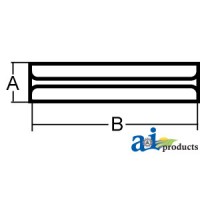 P12X90 - Roll Pin, 12mm x 90mm, 2 pack 	