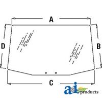 R110990 - Glass, Rear