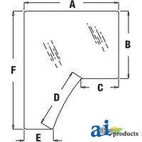 R157210 - Glass, Door Lh - Tinted