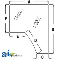 R208587 - Glass, Side, Stationary Rh - Tinted