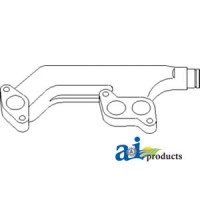 R46472 - Manifold, Exhaust (Rear w/ 466) 	