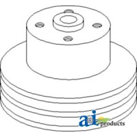 R47847 - Pulley, Water Pump; Double Groove	