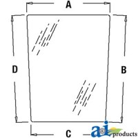 R96195 - Glass, Windshield, Lower (RH)	