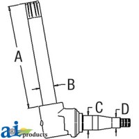 RE57642 - Spindle (RH/LH)	