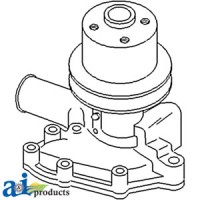 SBA145016061 - Pump, Water w/ Pulley	