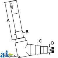 SBA330301650 - Spindle (LH)	