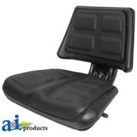 T110BL - Seat, Universal w/ Trapezoid Back, BLK	