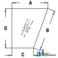 T147876 - Glass, Side, Lower (RH)	