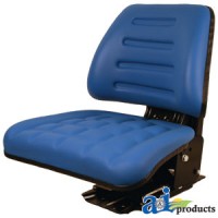 T222BU - Seat w/ Trapezoid Backrest, BLU