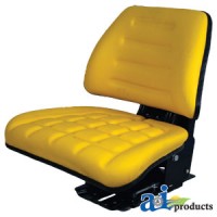 T222YL - Seat w/ Trapezoid Backrest, YLW	