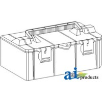 TB12625 - Tool Box, Plastic; 12.625 X 6.625 X 5.250