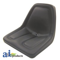 TM333BL - Michigan Style Seat, w/o Slide Track, BLK
