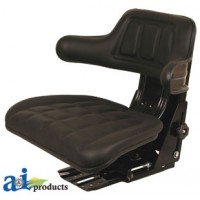 W300BL - Wrap Around Back W/ Arms, Blk