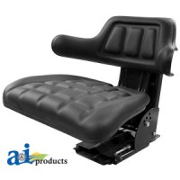 WF222BL - Flip-Up Seat, Wrap Around Back, BLK	