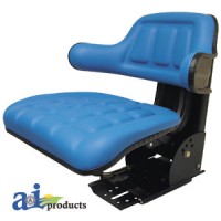 WF222BU - Flip-Up Seat, Wrap Around Back, BLU	