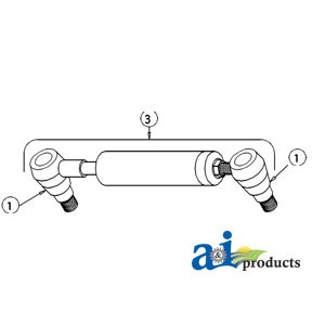 1033035M91 - Male Ball Joint End (Ref. 1) 	