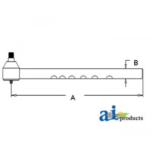 1860564M2 - Link, Front Drag (LH)	