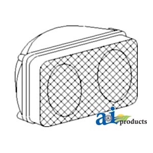 28A609 - Lamp Assembly, Halogen, Trapezoid, 5.5 X 3.75