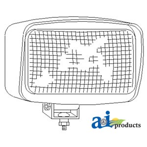 28A761 - Lamp Assembly, Halogen, Flood, 3 X 5