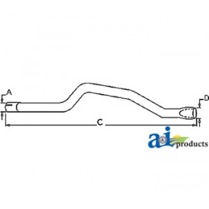 313810 - Horizontal Tailpipe	
