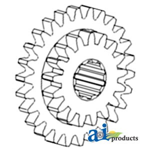 350868R1 - Gear, 2nd & 3rd Sliding 	