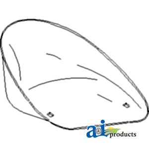 3698466M91 - Steel Pan Seat	