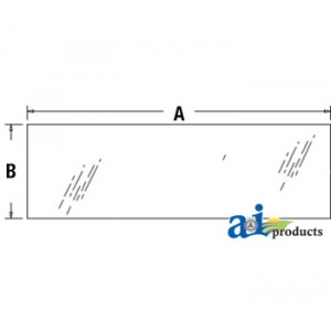 3A751-70550 - Glass, Rear, Lower	
