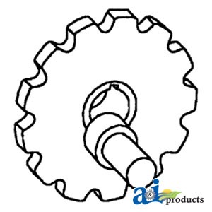 71137876 - Sprocket Crank Assy., Shoe Drive (RH) 	