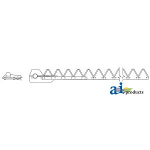 800-292 - 7', Black 12ga smooth, Riveted 	