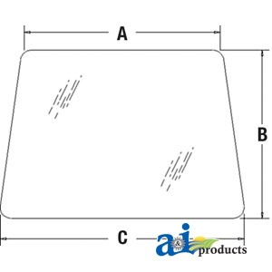 82848332 - Glass, Windshield, Front	