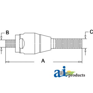 85805975 - Ball Joint, Steering Cylinder 	
