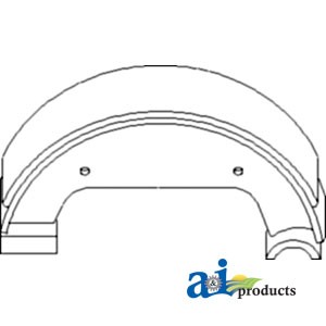 87344270 - Brake Shoe; Set of 2 	