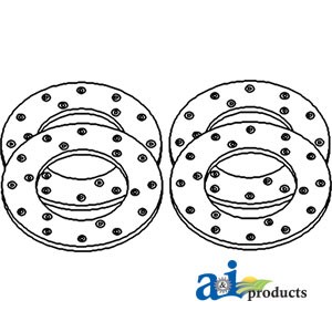 894997M91 - Disc, Brake Lining Set 	