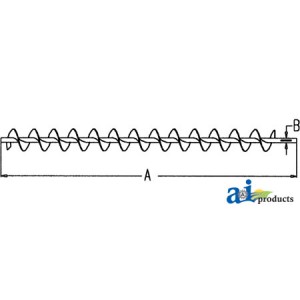 AH107442 - Auger, Lower, Clean Grain	