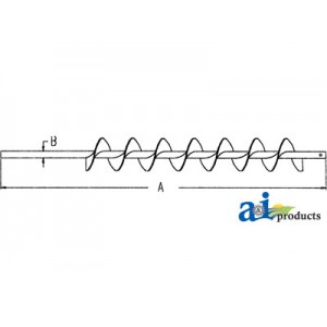 AH130425 - Auger, Shoe Grain Supply (LH)	