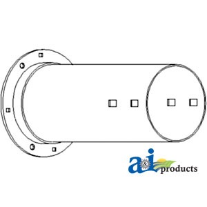 AH135444 - Housing, Bin Loading Auger	