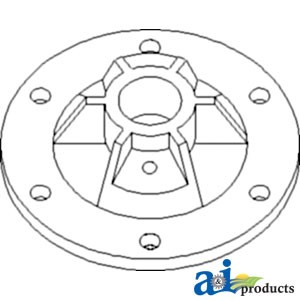 AH155812 - Hub Assembly, Sheave, Unloading Auger Countershaft Dr