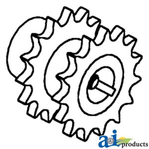AH87249 - Sprocket, Walker & Shoe Drive 	
