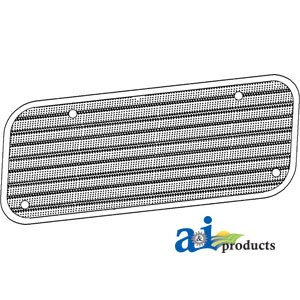 C5NN8A163A - Screen, Upper Grille	