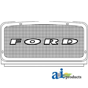 C9NN8A163AG - Grille, Front	